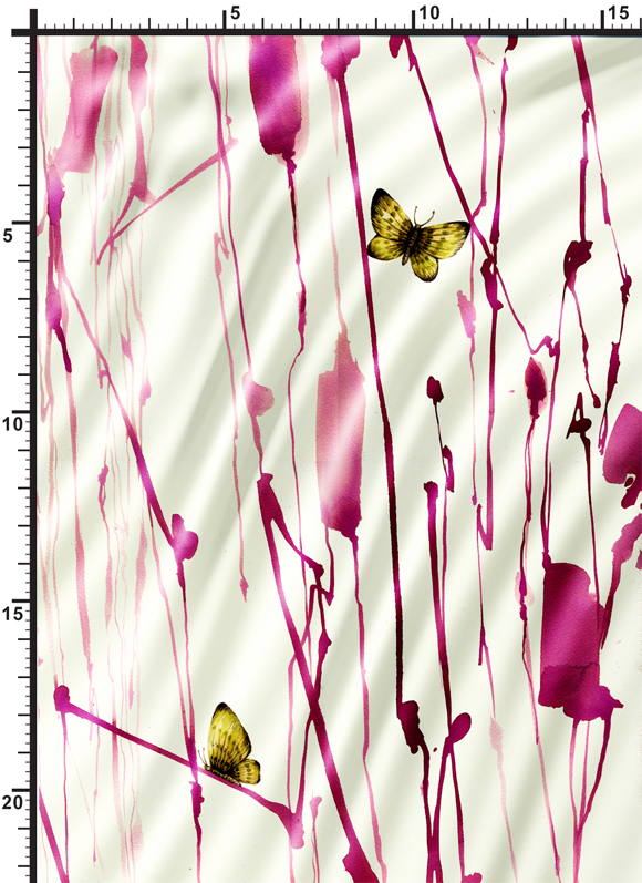 digital printing silk fabric abstract textile print design, #115