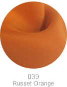 silk fabric russet orange color
