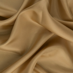 Silk Heavy Habotai Fabric, Brown, Tan - SilkFabric.net