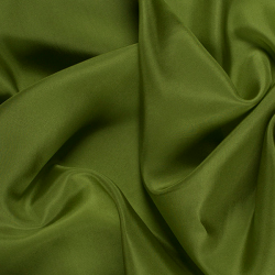 Silk Habotai Fabric, Green - SilkFabric.net