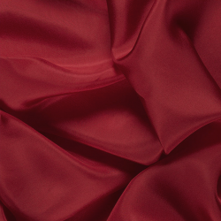 Silk Heavy Habotai Fabric, Red - SilkFabric.net