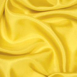 Silk Habotai Fabric, Yellow, Gold - SilkFabric.net