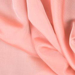 Silk Satin Chiffon Fabric, Coral, Peach, Orange - SilkFabric.net