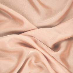 Silk Satin Chiffon Fabric, Nude, Skin, Beige - SilkFabric.net