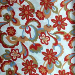 Printed Silk Charmeuse Fabric, Floral Print, 19mm, 54", Design #13549