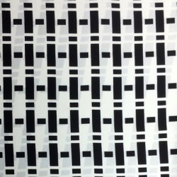 Printed Silk Charmeuse Fabric, Geometric Print, 19mm, 54", Design #13565