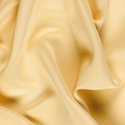 Silk 2 Ply Crepe Fabric, Yellow, Gold - SilkFabric.net