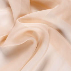 Silk Chiffon Fabric, Nude, Skin, Beige - SilkFabric.net