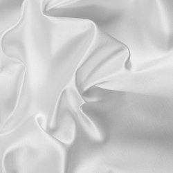 Silk Cotton Voile Fabric, White - SilkFabric.net