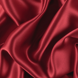 Silk Double Face Charmeuse Fabric, Red - SilkFabric.net