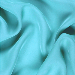 Silk Double Georgette Fabric, Aqua, Teal - SilkFabric.net