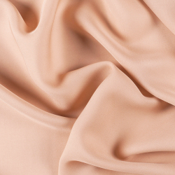 Silk Satin Georgette Fabric, Nude, Skin, Beige - SilkFabric.net