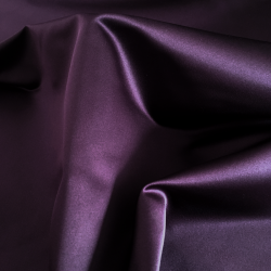 Silk Duchess Satin Fabric, 35mm, 54", Purple Color