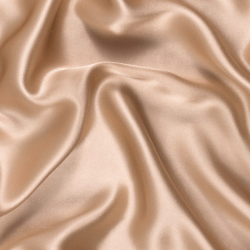 Silk Heavy Charmeuse Fabric, Nude, Skin, Beige - SilkFabric.net