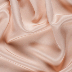 Silk Satin Back Crepe Fabric, Nude, Skin, Beige - SilkFabric.net