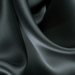 Silk Satin Face Organza Fabric, Gray, Silver, Charcoal - SilkFabric.net