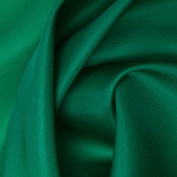 Silk Satin Face Organza Fabric, Green - SilkFabric.net