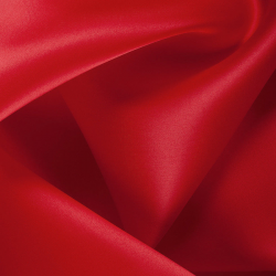Silk Satin Face Organza Fabric, Red - SilkFabric.net