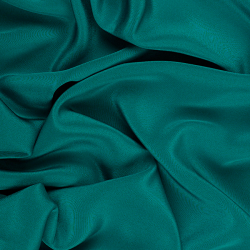 Silk Span Crepe de Chine (CDC) Fabric, Aqua, Teal - SilkFabric.net