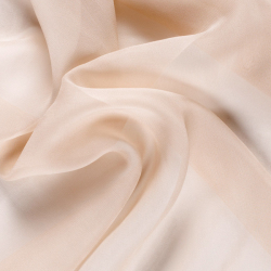 Silk Span Chiffon Fabric, Nude, Skin, Beige - SilkFabric.net