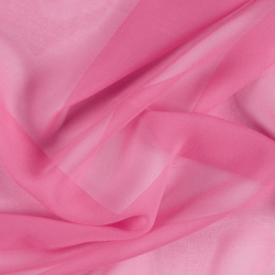 Silk Span Chiffon Fabric, Pink - SilkFabric.net