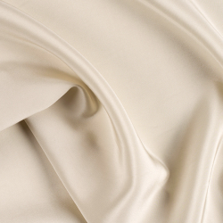 Silk Span Stretch Fabric, Cream, Ivory, Ecru - SilkFabric.net