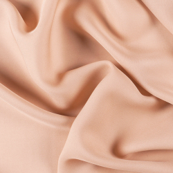 Silk Stretch Double Faced Georgette Fabric, Nude, Skin, Beige - SilkFabric.net