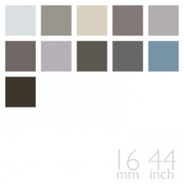 Silk Charmeuse, 16mm, 44" - (Gray / Silver / Charcoal Group, 11 Colors)