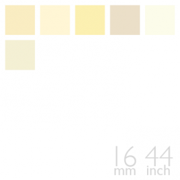 Silk Twill, 16mm, 44" - (Cream / Ivory / Ecru Group, 6 Colors)