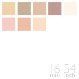 Silk Charmeuse, 16mm, 54" - (Nude / Skin / Beige Group, 8 Colors)