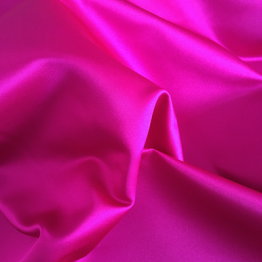 Silk Duchess Satin Fabric, 35mm, 54", Fuchsia Color By The Yard