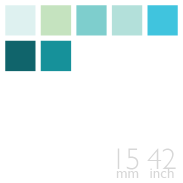 Silk Stretch Georgette Fabric, Aqua, Teal Color Group