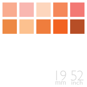 Silk Stretch Charmeuse Fabric, Coral, Peach, Orange Group