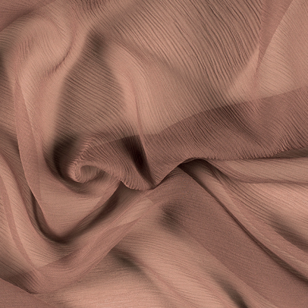 brown chiffon fabric