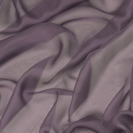 Silk Satin Chiffon Fabric, Lavender, Purple, Mauve - SilkFabric.net