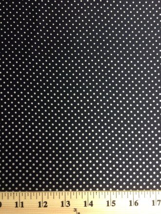 Printed Silk Charmeuse, Polka Dot Print, 19mm, 54", Design #13535