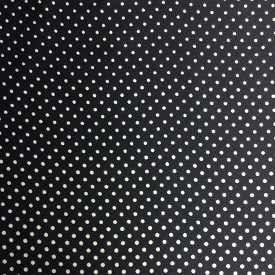 Printed Silk Charmeuse, Polka Dot Print, 19mm, 54", Design #13535