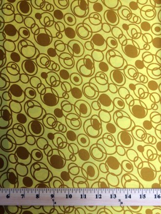 Printed Silk Charmeuse Fabric, Dot Print, 19mm, 54", Design #13552