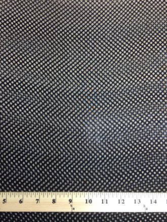 Printed Silk Chiffon Fabric, Polka Dot Print, 8mm, 44", Design #13536