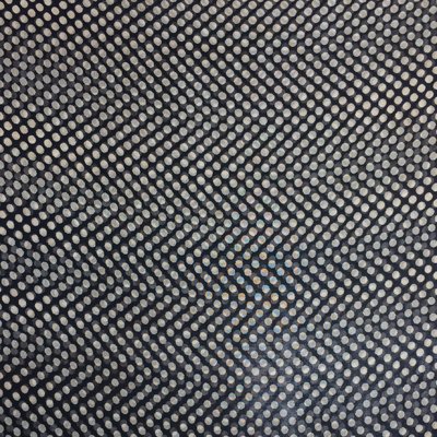 Printed Silk Chiffon Fabric, Polka Dot Print, 8mm, 44", Design #13536