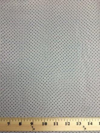 Printed Silk Chiffon Fabric, Polka Dot Print, 8mm, 54", Design #13537