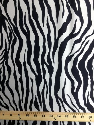 Printed Silk Stretch Charmeuse, Animal Print, 19mm, 52", Design #13531