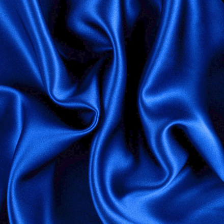 Silk Heavy Charmeuse Fabric, Blue, Navy - SilkFabric.net