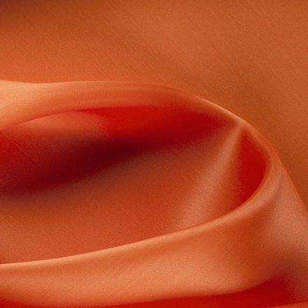 Silk Satin Face Organza Fabric, Coral, Peach, Orange - SilkFabric.net