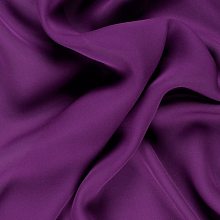 NY Designer Fabrics Purple Silk Duchess Satin Fabric