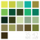 Silk Stretch Double Faced Georgette Green Color Group