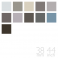 Silk Double Face Georgette Fabric, Gray, Silver, Charcoal Color Group