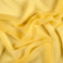 Silk Crinkle Chiffon Fabric, Yellow, Gold - SilkFabric.net