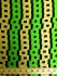 Printed Silk Charmeuse Fabric, Geometric Print, 19mm, 54", Design #13567