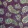 Printed Silk Chiffon Fabric, Paisley Print, 8mm, 54", Design #13555